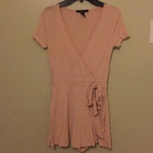 Pink Wrap Romper